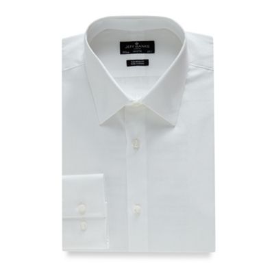Jeff Banks White tailored shirt with extra-long sleeves and body